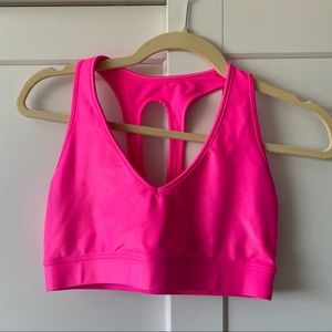 Carbon38 Neon Pink Sports Bra
